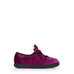 2442 KIDS VELVET BALLERINA LACE