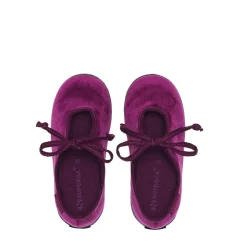 2442 KIDS VELVET BALLERINA LACE