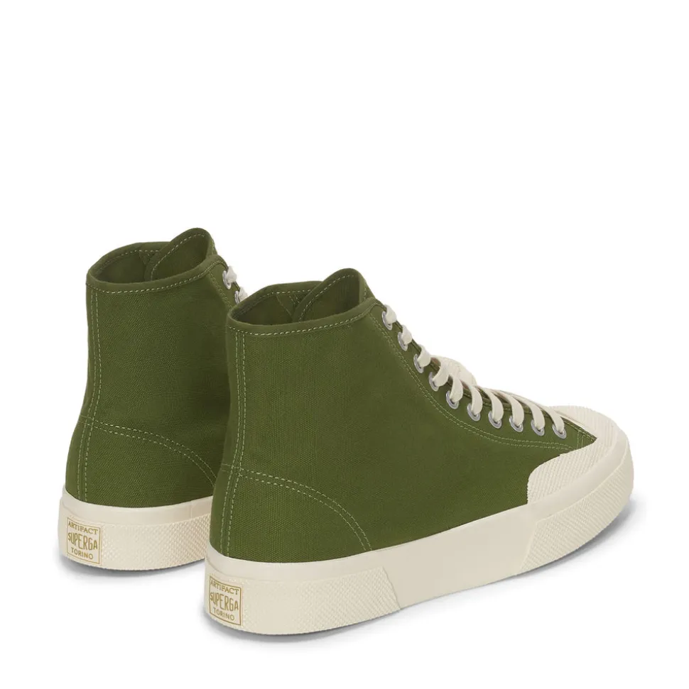 2433 WORKS HIGH CUT COTTON CANVAS