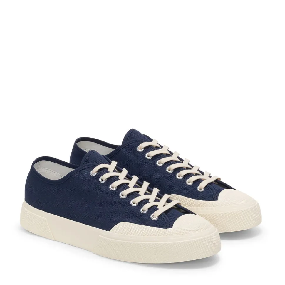 2432 WORKS LOW CUT COTTON CANVAS