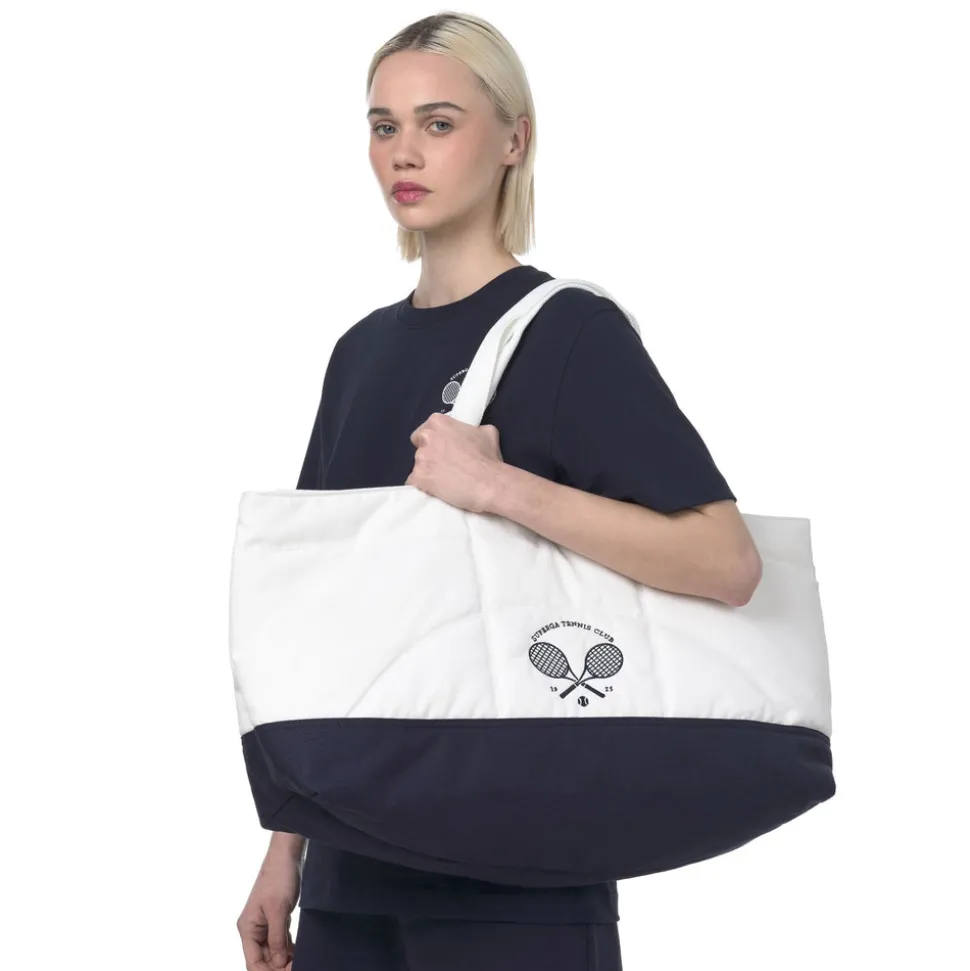 TENNIS MATCH PADDED TOTE BAG
